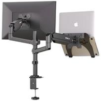 ECOLA F43BK Dual Arm Monitor & Laptop Stand