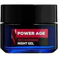 Men Expert Power Age Recharging Night Gel - Omlazující pleťový gel