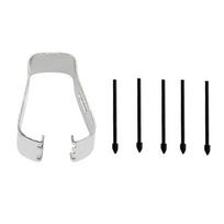 5x Touch Stylus Pen for Samsung Tab S6 T860 Refills Tips Replacement Nib w/ Clip juoda