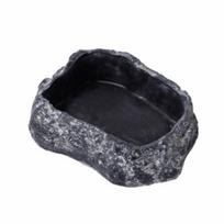 Anti-slip Climbing Pet Food Bowl Easy Clean Dual Purpose Reptile Drinking Water Feeding Tray Safe Realistic Stone