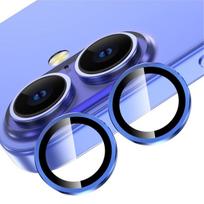 Evelatus Apple iPhone 16 / 16 Plus kameros objektyvo apsauga, šarvuotas, ultramarino spalvos