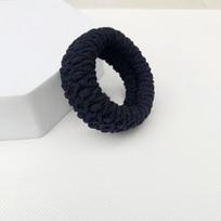 Naujos elastinės plaukų juostelės, stipri guma plaukams, storiems plaukams traškučiai Moterų laikikliai kaklaraištis Dovanų plaukų priedai one size juoda
