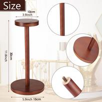 Wooden Hat Display Stand Watches Perfumes Wig Holder for Home Malls Markets for Retail and Home Use