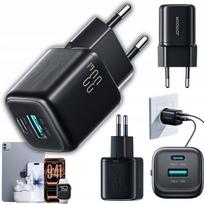 Joyroom JR-TG7 33W USB-A + USB-C Sieninis įkroviklis - juodas