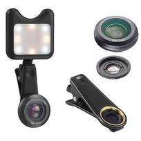 Apexel Apl-3663Fl Obiektyw 0.36X Wide Angle 15X Makro +Lampka Led Black