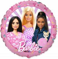 Balon Foliowy Barbie Lalka Laleczki Urodziny Party Dekoracja Festyn 45Cm