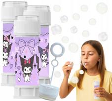 Bańki Mydlane Dla Dzieci Kuromi Kitty Halo Króliczek Urodziny Zabawa 60Ml