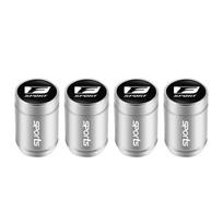 Interior Stickers 4pcs Car Wheel Tire Valve Caps Air Stem Covers Accessories For Lexus F SPORT ES RX NX LS UX LM LX GX LC RZ IS
