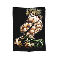 Jojos Bizarre Adventure Powerful Stand User Blanket Flannel Spring Autumn Warm Throw Blanket for Bed Couch Rug Piece 75x90cm