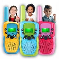 Walkie Talkie Dla Dzieci Krótkofalówka Zestaw 3Szt Łoki Toki Duży Zasięg