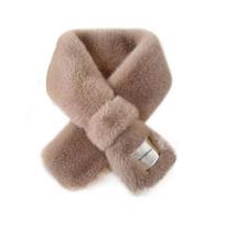 Lady Girl Women Scarf Bib Thermal Neck Warmer Windproof Thickening Winter Scarves Fashion Plush Snood Cowl Tube Autumn Winter chaki