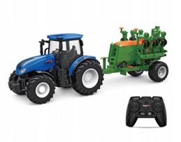 Traktor Ciągnik Zdalnie Sterowany 1:24 Rc Naczepa