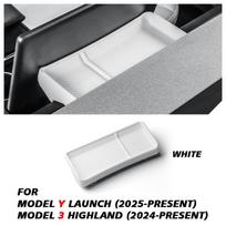For Tesla New Model Y Juniper Launch 2025 Model 3 Highland 2024 Rear Screen Storage box Dashboard bracket Tissue Box Tray ECT balta
