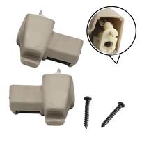 Pair Beige Sun Visor Retainer Clips for Range Rover L322 2003-2012 ABS Part Numbers EGP000050VAE EGP000040PVA Front China Mainland