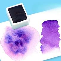 2.5ml New Super Vision Layered Color Semi-dry Solid Single Piece Watercolor Pigment Mineral Texture Illustration  Art Paint (as the picture,monolithic 2.5ml)