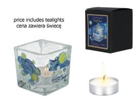 Świecznik Szklany Na Tealight Van Gogh Gwiaździsta Noc Kielich Prezent