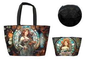 Torba Na Ramię Eko Materiałowa Alfons Mucha Sztuka Zakupy Prezent Dom