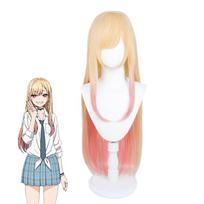 Kitagawa Marin Cosplay Anime My Darling Kitagawa Marin Cosplay Costume Dresses School Uniform Wig Earrings Suit Girls XS（old）