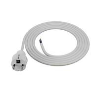 Kabel Zasilający Przewód Z Wtyczką Prostą 2M 3X1,5Mm2 16A Ip44 Biały