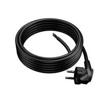 Kabel Zasilający Z Wtyczką Kątową 5M 3X1,5Mm2 16A Uni-Schuko Czarny