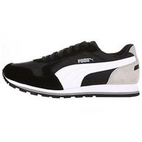 Puma ST Runner NL Men Sneakers Black Black-White-Limestone-Gray 356738-17 37