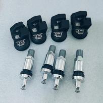 4 vnt. 433 & 315 MHz 2-in-1 Padangų slėgio jutiklis TPMS TDKS programavimas