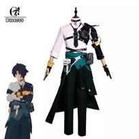 Žaidimas Zenless Zone Zero Harumasa Cosplay Kostiumas Uniforma Galvos juosta Choker Rekvizitas 6 skyrius Moterys Vyrai Helovino vakarėlio kostiumas XS black