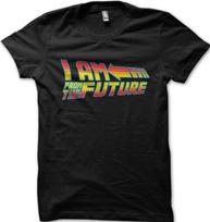 I am from the future back to the future t-shirt 9147 S