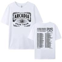 Arcadia Tour 2026 Tee Alison Krauss & Union Station Design Print T-shirt Unisex Streetwear Women Loose Casual O-neck T Shirts XS