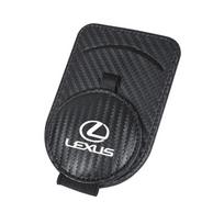 Quality Leather Car Glasses Clip ID Card Holder Interior Storage For Lexus F SPORT ES RX NX LS UX LM LX GX LC RZ IS CT GS RC LBX