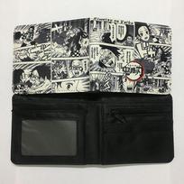 Japan cartoon comics Demon Slayer Short Wallet Cartoon Print Student Coin Purse 0022 11.5*9*1cm