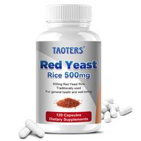 Taoters Red Yeast Rice Capsules for Regulating Blood Lipids and Cardiovascular Health 120 Capsules 120 capsules