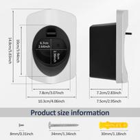 Type 2 Charging Cable Holder ABS Secure Wallbox Cable Holder  Charging Cable Organizer for Electric EV Chargers Charging Station