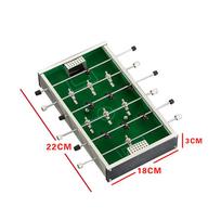 Aluminum Alloy Mini Table Football Game Soccer Tables Children Toy Metal Foosball Children Gift Multicolored Foosball Board Game 260319 šviesiai pilka spalva