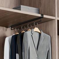 Space-saving Wardrobe Pants Hanger, Large-capacity Hanging Rack,Non-slip Multi-functional Clothing Storage Rack,Easy to Install juoda