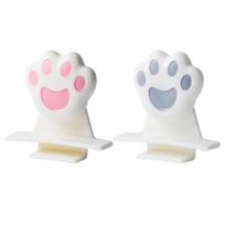 2Pcs Premium Anti-Dirt Cat Paw Toilet Lid Lifter Reusable Plastic Toilet Presser Creative Cartoon Toilet Cover Opener Home Decor