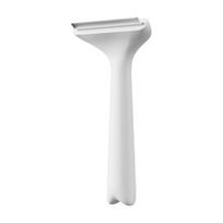 Anti-knot Cat Hair Removal Comb Fine Tooth No Hurt Dog Grooming Comb Stainless Steel Needle Plastic Handle balta
