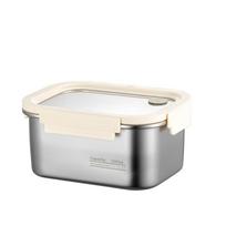 Well Sealed Leakproof Stainless Steel Crisper Portable Large Capacity Lunch Box Reusable Sealed Food Box Picnic M sidabras