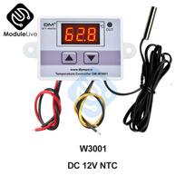 W3002 110V 220V LED Digital Temperature Controller Thermos Thermoregulator Sensor Meter Heating Cooling+1m 10k 3950 Wire