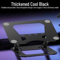 OLOEY Rotatable Alloy Steel Laptop Stand šalta juoda spalva