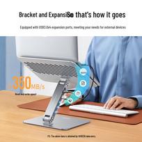 UGREEN USB 3.0 Docking Station Laptop Stand sidabro pilka spalva