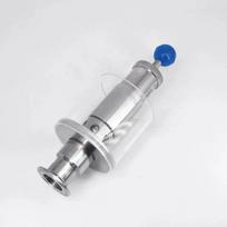 1.5  Tri Clamp 0-3.0 Bar Adjustable Pressure Relief Safety Valve Sanitary SUS304 Stainless Steel for Beer Fermentation Tank 38mm Pipe OD K50.5mm