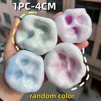 Textures Squishies Stress Balls with Air Pump Shapeable Vacuum Glutinous Ball for Stress Relief Squeeze Fidget Toys Party Favors