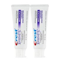 Crest 3D White Brilliant Toothpaste (Heat-Activated Whitening), 90g x 2 Pack