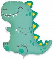 Balon Foliowy Mały Dino Dinuś T-Rex Tyranozaur Dinozaur Urodziny Party 35Cm