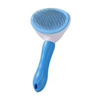 Stainless Steel Pet Hair Remover Brush Pet Grooming Cat Dog Accessories Pet Hair Needle Comb Pet Supplies Professional mėlyna