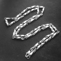 3.8MM Mobius Stainless Steel Chain Necklace for Men Neck Fashion Jewelry Accessories 50CM-80CM Long Chains 50cm