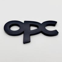 1pcs Metal Car Stickers OPC Line Letters Emblem Logo Car Front Grille Rear Trunk Badge Accessories For Opel Corsa Insignia Regal 8cm X 3.5cm&1pcs