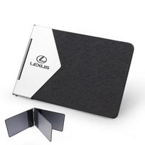 Interior Stickers Car Driver License Card Holder Aluminum Thin ID Credit Case For Lexus FSPORT LBX NX RX 350h 450h ES UX 300e GS