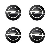 4 vnt. automobilio rato stebulės centrinio dangtelio lipdukas, metalinis emblemos lipdukas, skirtas „Opel Astra jg“, „Insignia Corsa d“, „Vectra c“, „Zafira a“ automobilių įtaisams